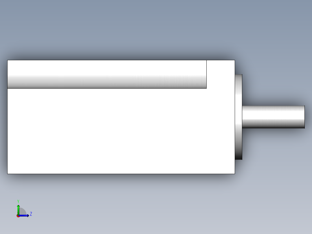 安川SERVO伺服.SLDPRT1左视图