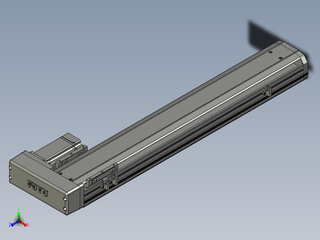 模组FTH12-L10-500-BR-T40-C4正等轴测图