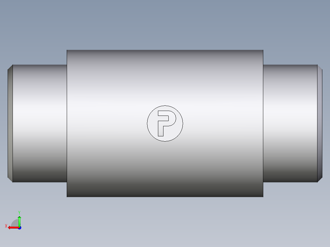 卡套式工业通用硬管接头EO_Weld_bulkhead_fitting_ESV25S71X后视图