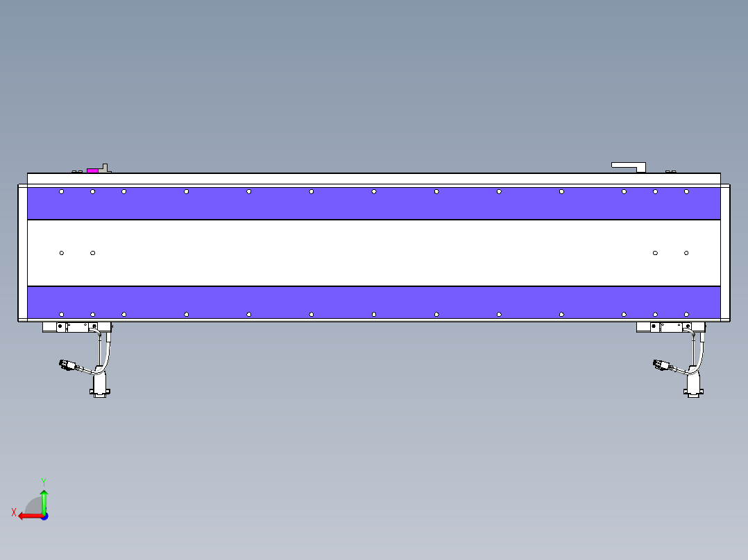 威洛博VL系列直线电机模组-2VL22H1-S800后视图