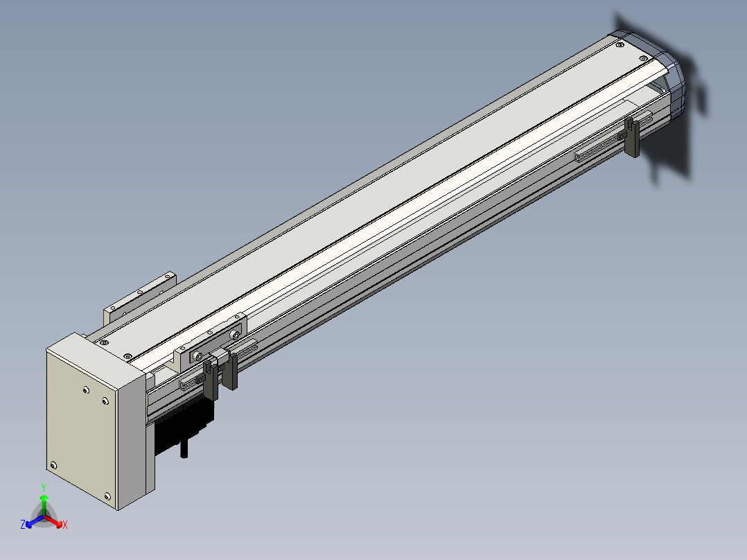 Toyo东佑达直线模组-ETH10-550-BM-200W正等轴测图