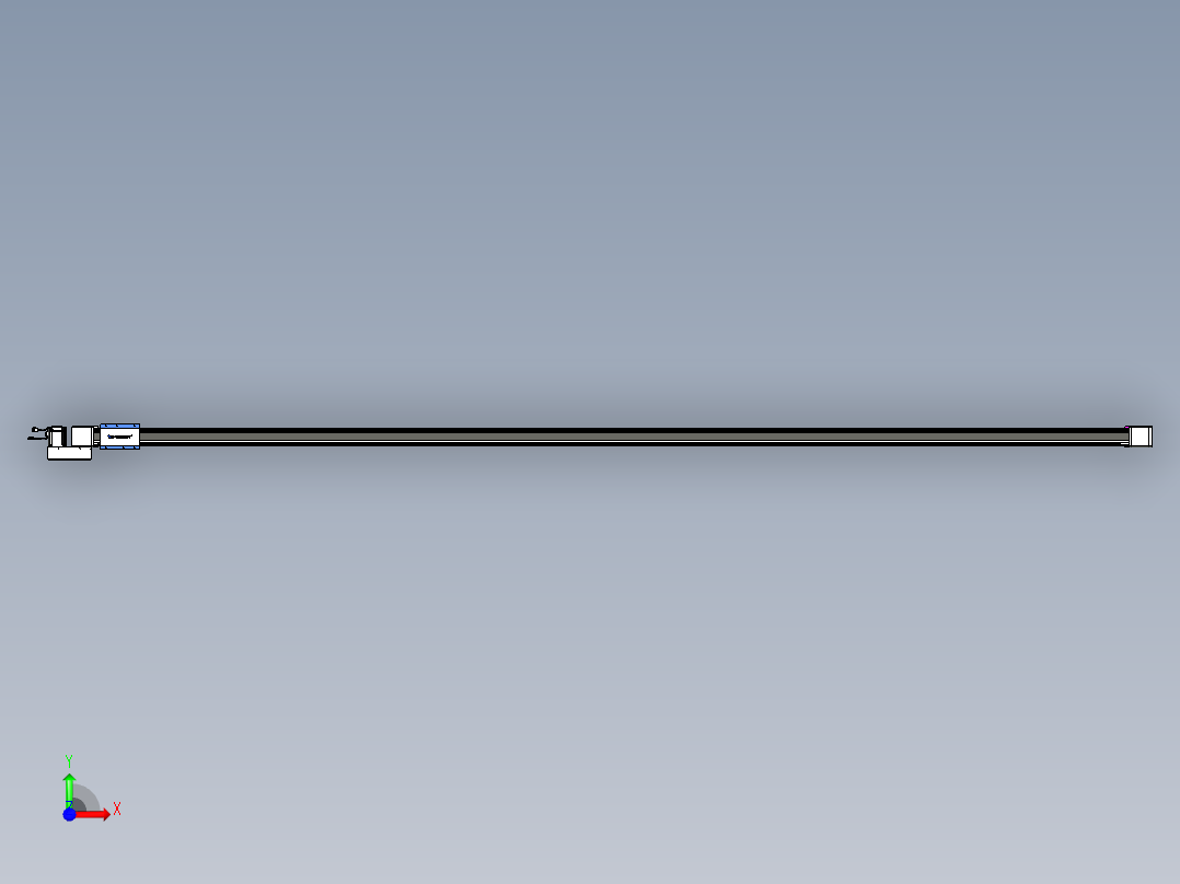 威洛博LB.GB同步带传动--欧规系列GB8-L96-S4500-BL-P75前视图