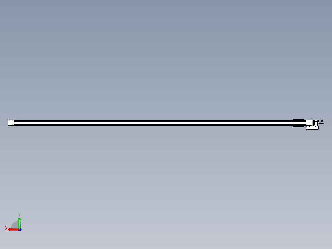 威洛博LB.GB同步带传动--欧规系列GB8-L96-S4500-BL-P75后视图