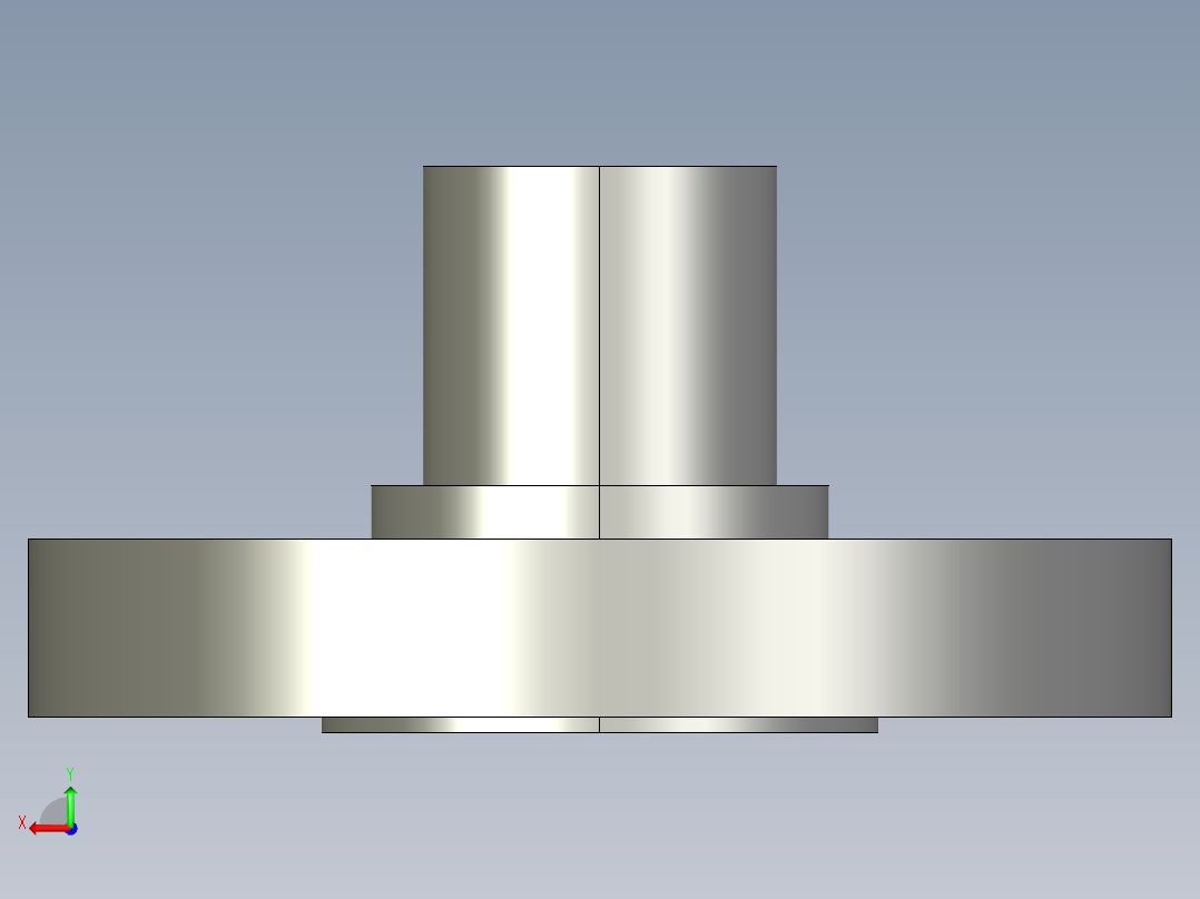 船舶管路系统SeaCor_Flange Vanstone_SPIG_37J156010_1in后视图