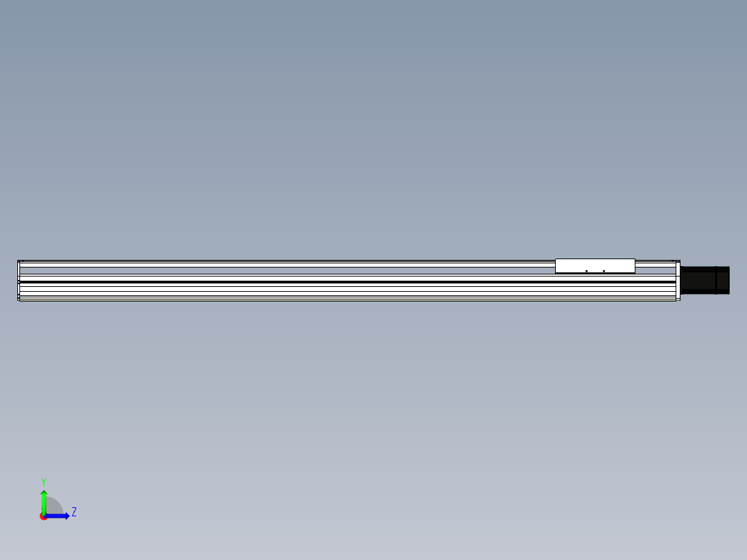 Toyo东佑达直线模组-ETH22-1500-BC-750W左视图