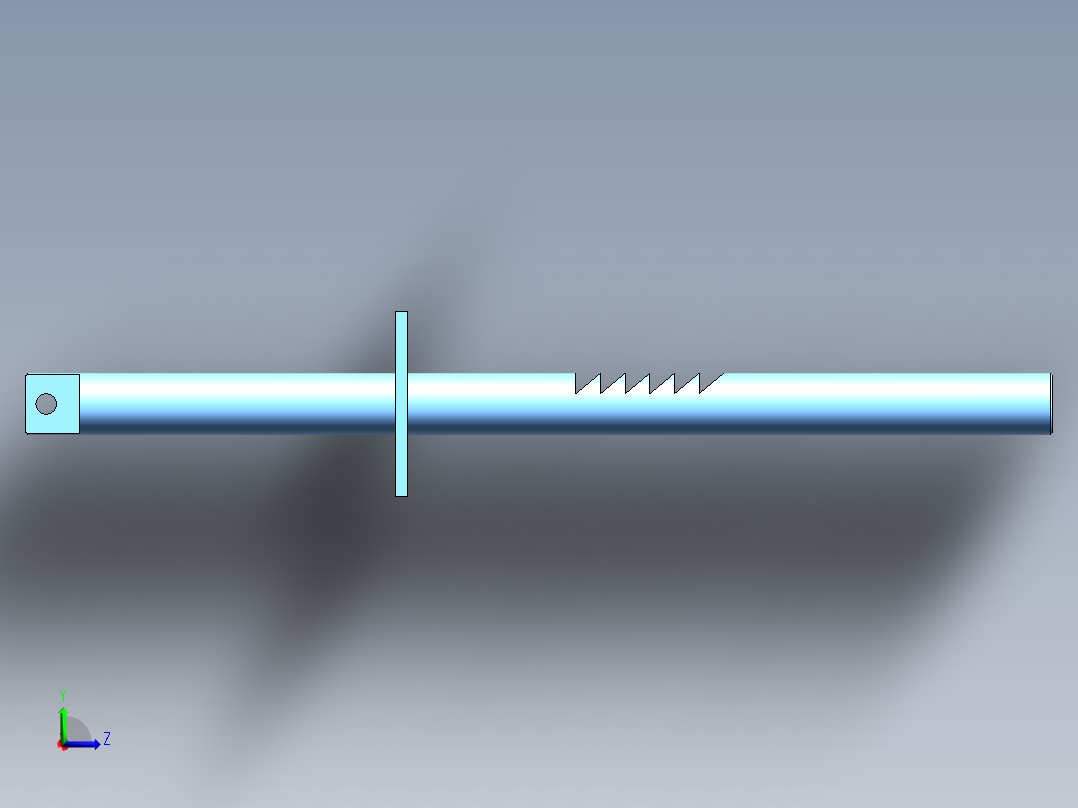 S7 步进导杆左视图