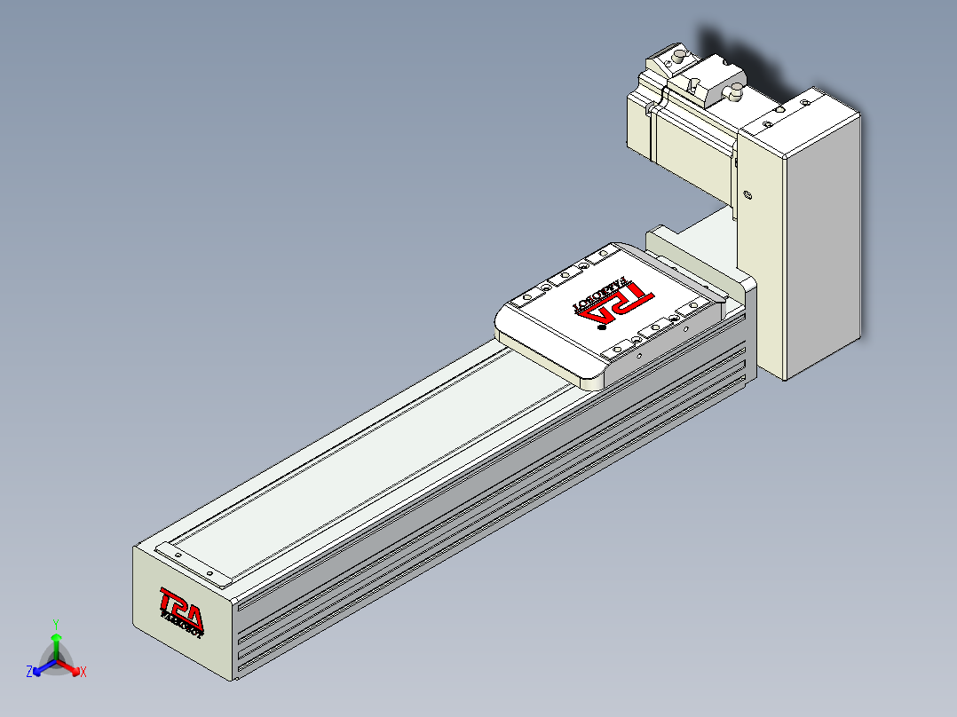 同步带全封闭直线模组TPA-HCB-85D-90-L250-LU-C-P20-N3主视图
