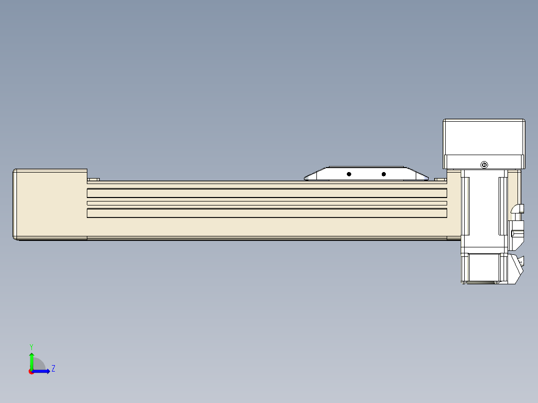 同步带全封闭直线模组TPA-HCB-65S-90-L150-ML-C-P10-N3左视图