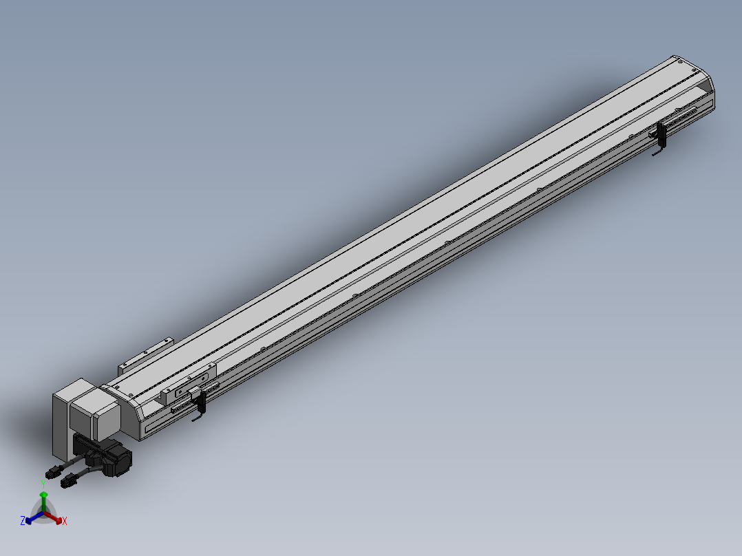 精密模组MT100-L78-1000-LD-M10-C4正等轴测图
