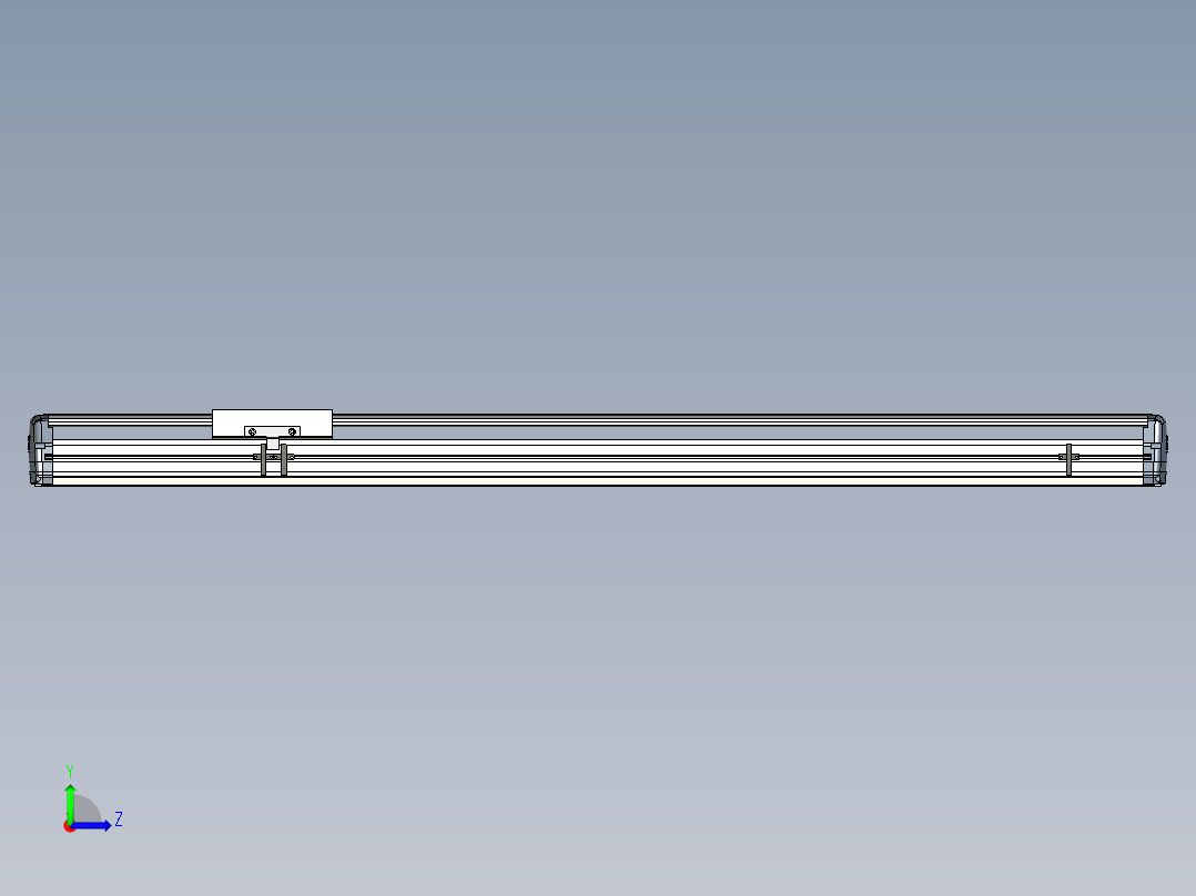 Toyo东佑达直线模组-ETH17-1000-M-煞車-組合左视图