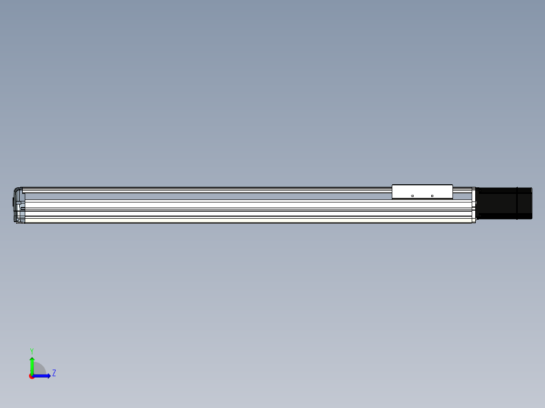 Toyo东佑达直线模组-ETH17-900-BC-M75左视图