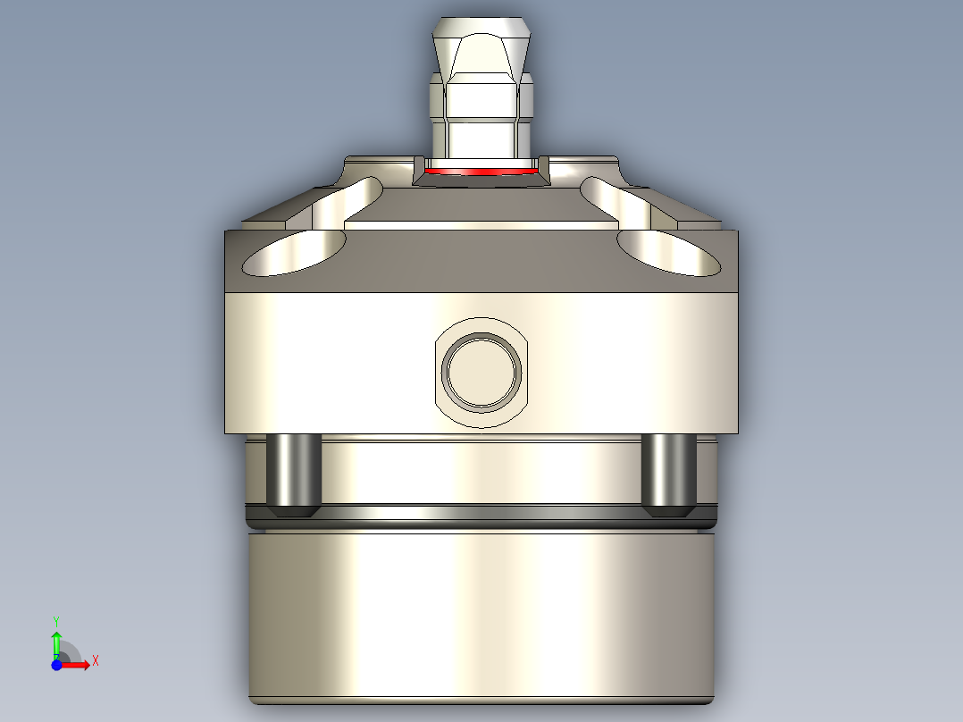 KOSMEKSFA1000-M2N-080多系列多零件图纸模型多系列多零件图纸模型前视图