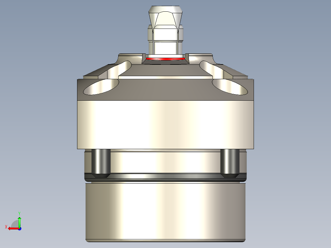 KOSMEKSFA1000-M2N-080多系列多零件图纸模型多系列多零件图纸模型后视图