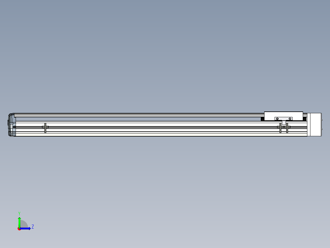 Toyo东佑达直线模组-ETH17-950-BL-M75B左视图