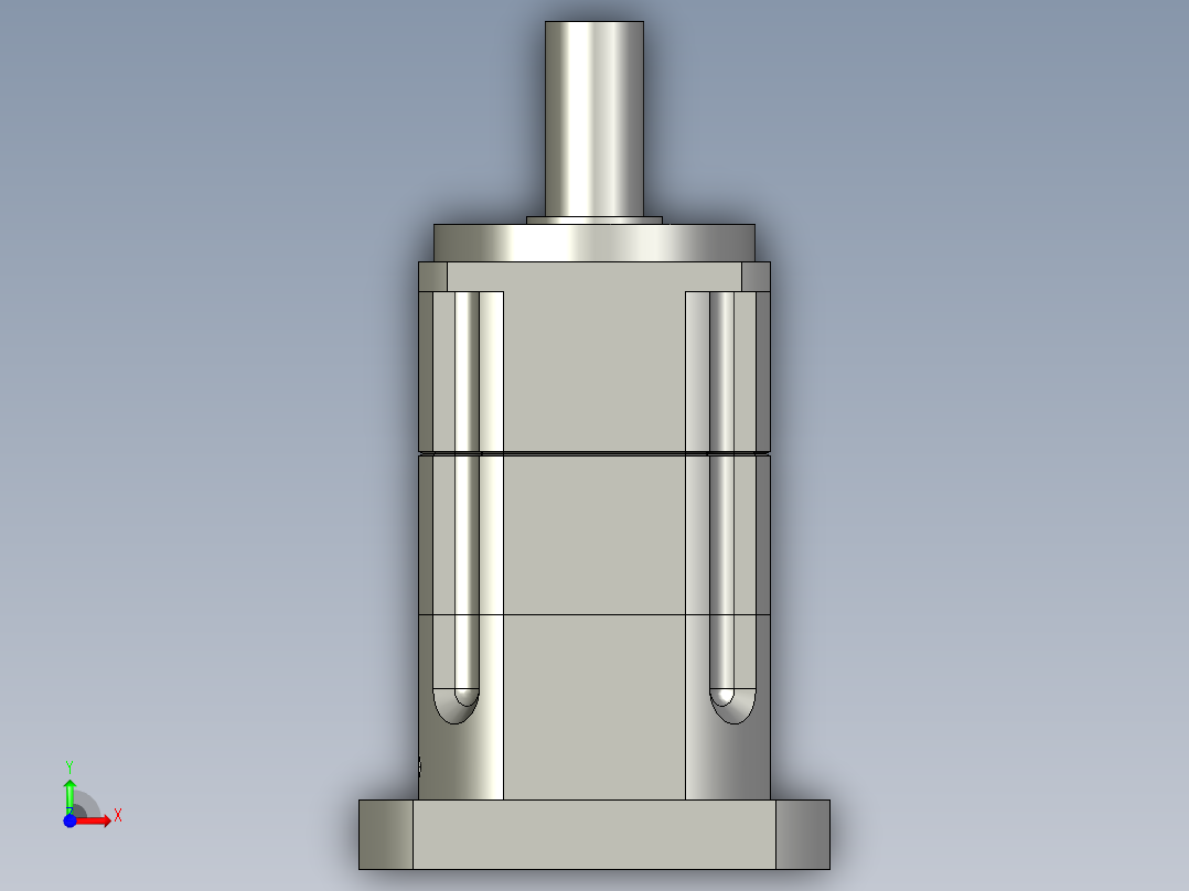 斜齿PGH142-L2 38-180-215-M12-10B LR83 输出光轴.STEP前视图