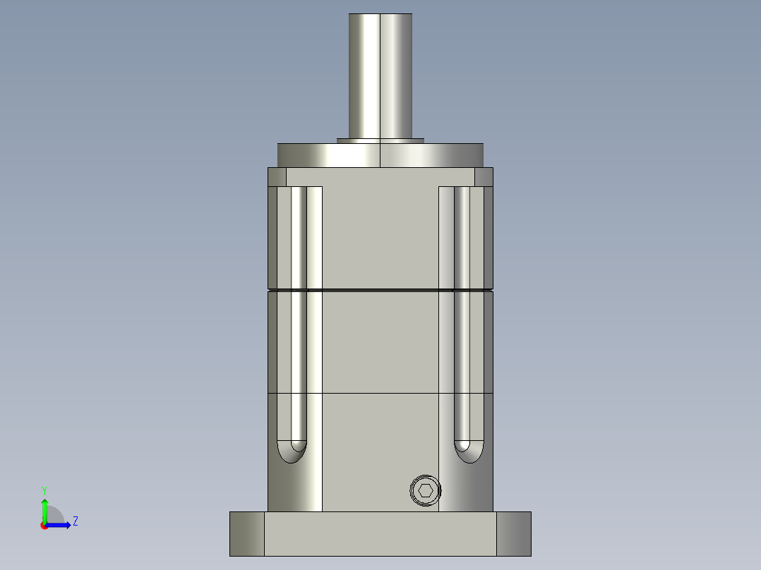 斜齿PGH142-L2 38-180-215-M12-10B LR83 输出光轴.STEP左视图