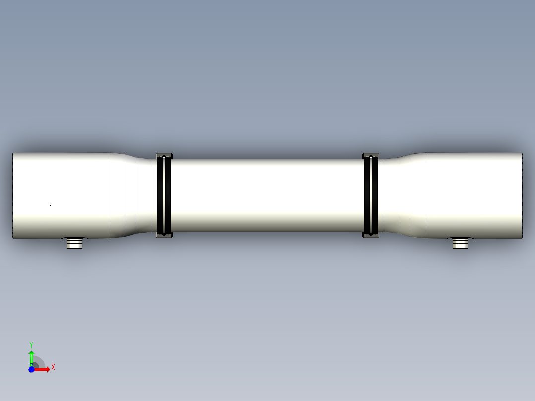 完整的压力容器BPV-8-1000-SP PROTEC前视图