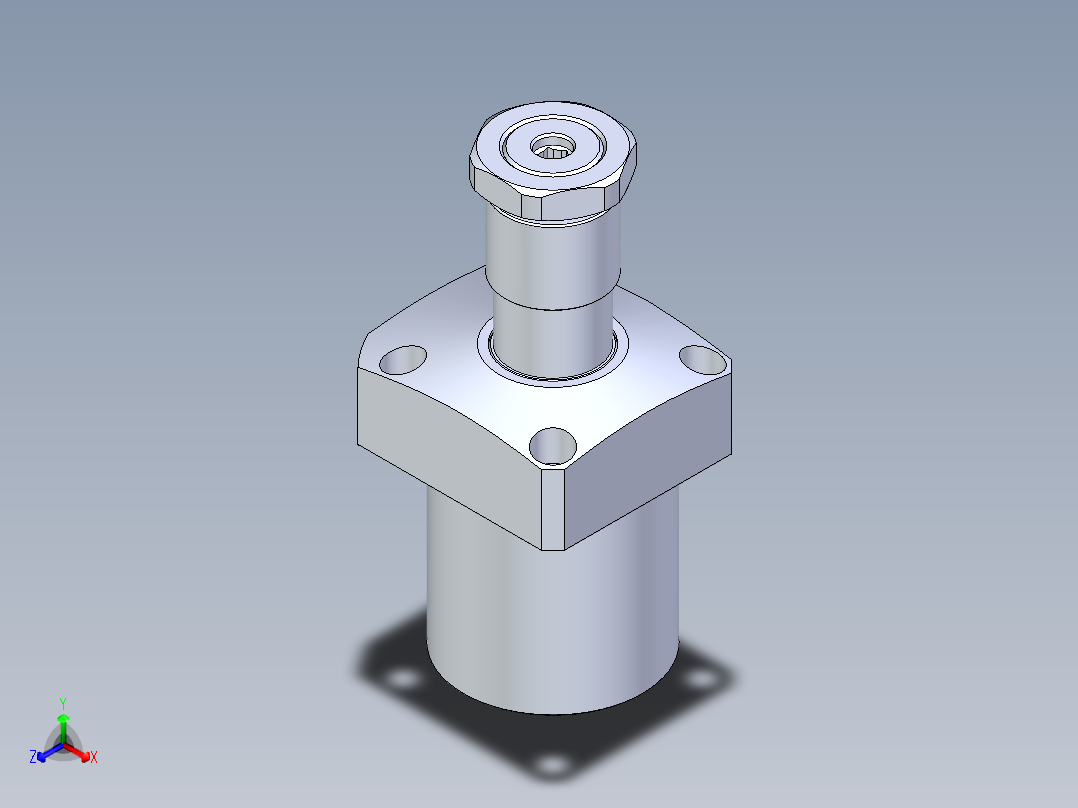 KOSMEKLHA0750-SLD多系列多零件图纸模型主视图