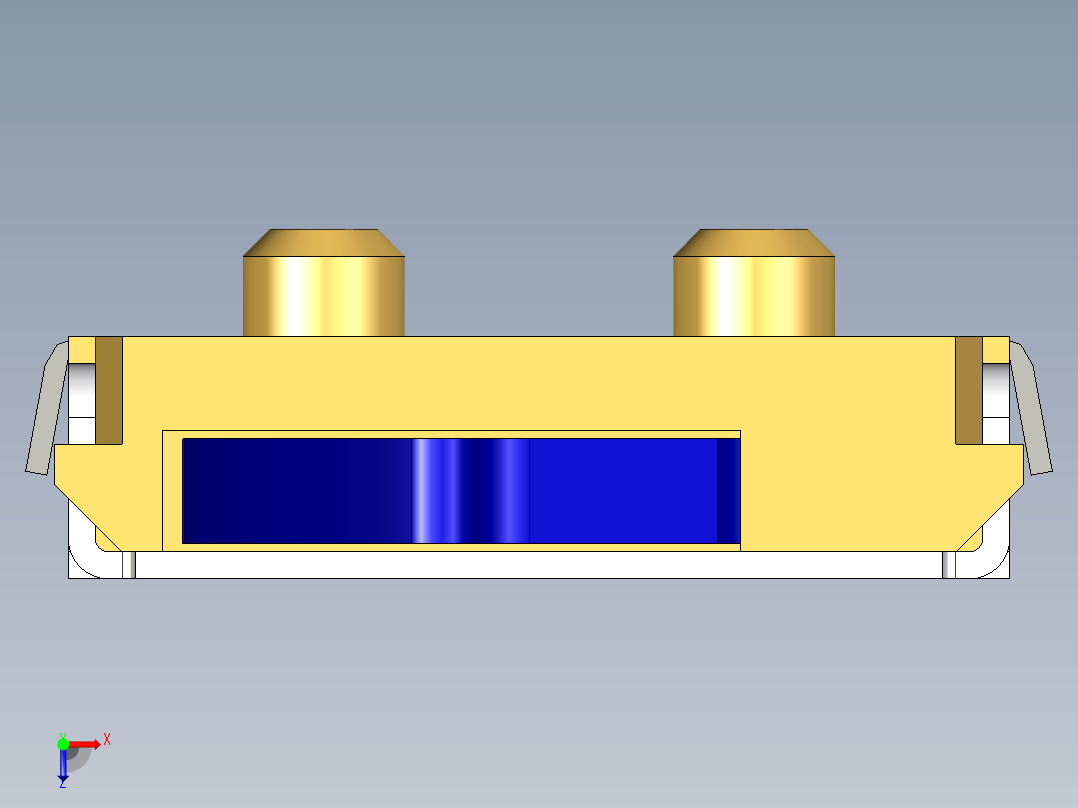 109HL型探测器开关俯视图