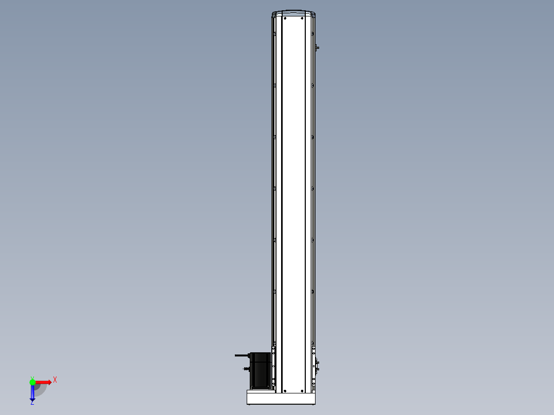 Toyo东佑达直线模组-ETH17-1250-BR-M75俯视图