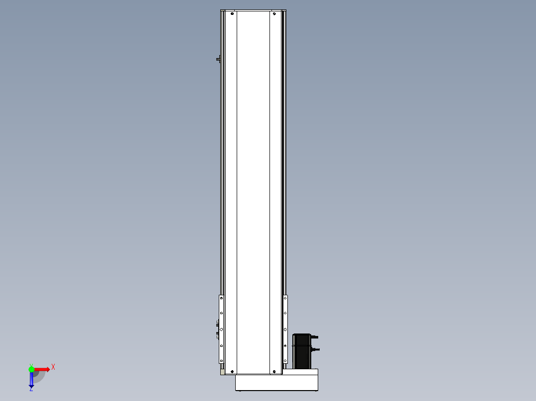 Toyo东佑达直线模组-ETH22-900-BL-400W俯视图