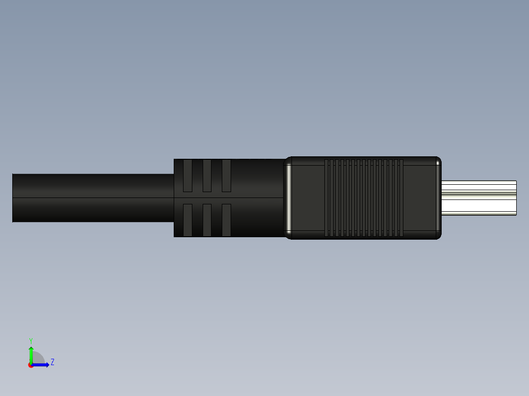 Usb迷你b线左视图
