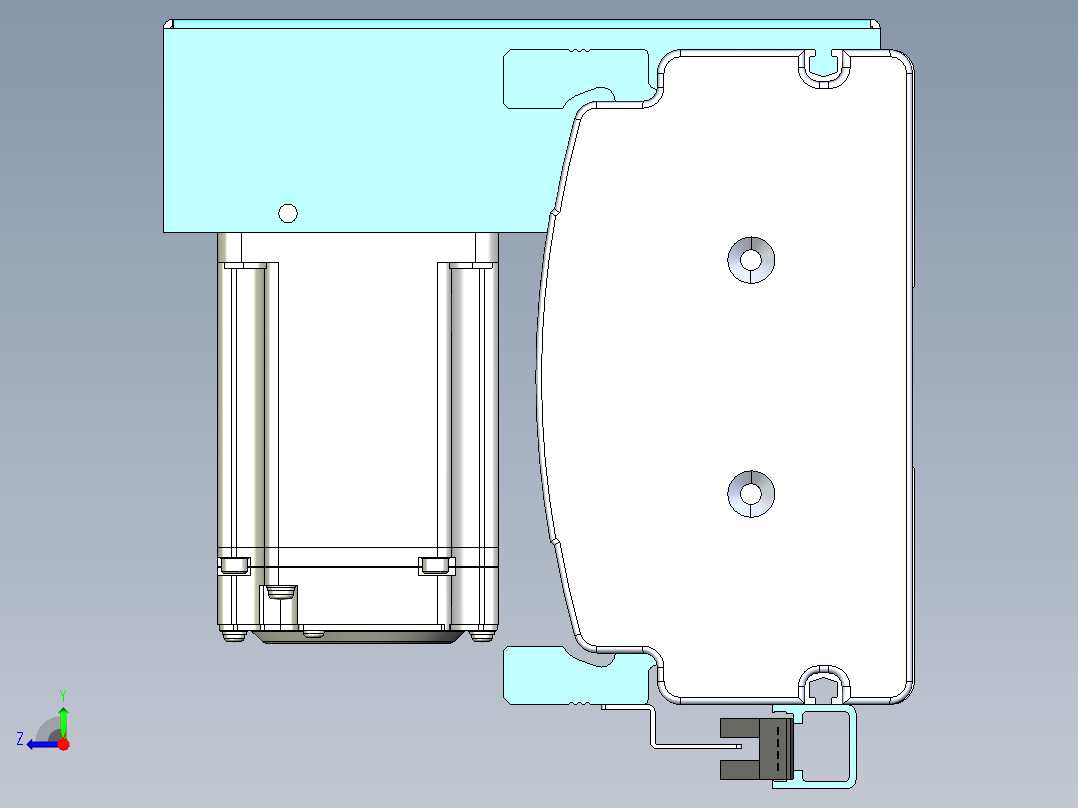 威洛博VBF同步带传动一般环境VBF14-L45-S1400-BRU-ZP40-C3右视图