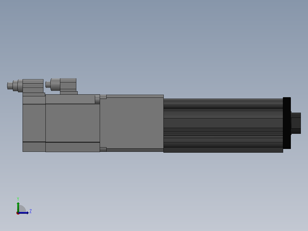 电缸LEY32DS3A-30F左视图