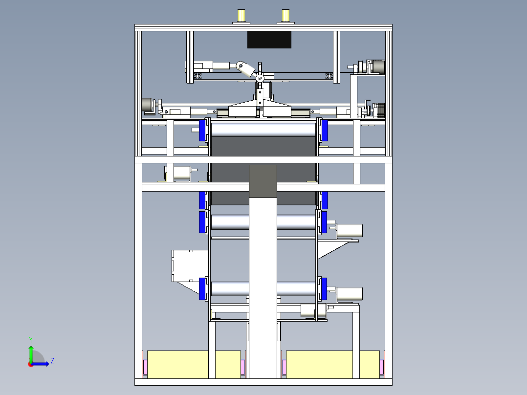 全自动叠衣机左视图