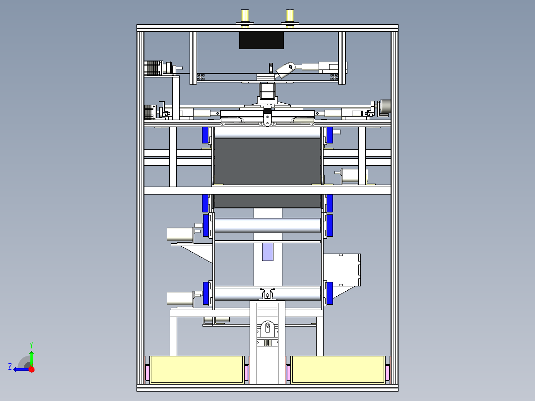 全自动叠衣机右视图