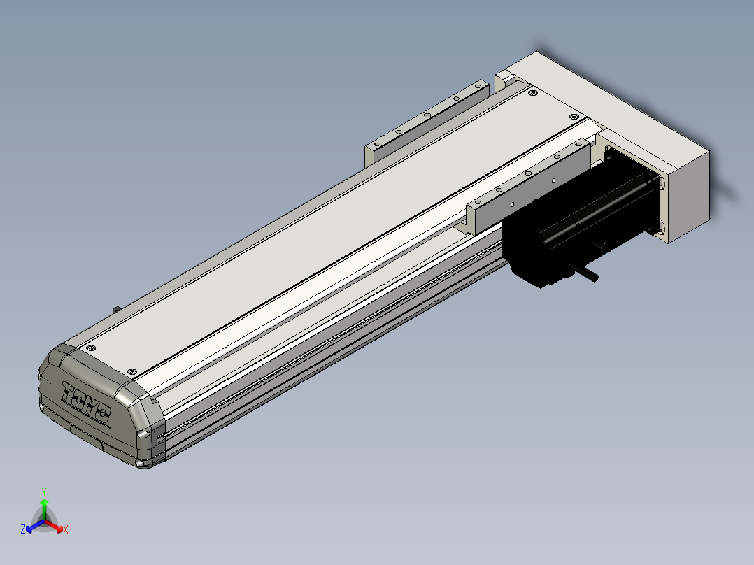 Toyo东佑达直线模组-ETH14-350-BR-200W+煞車主视图