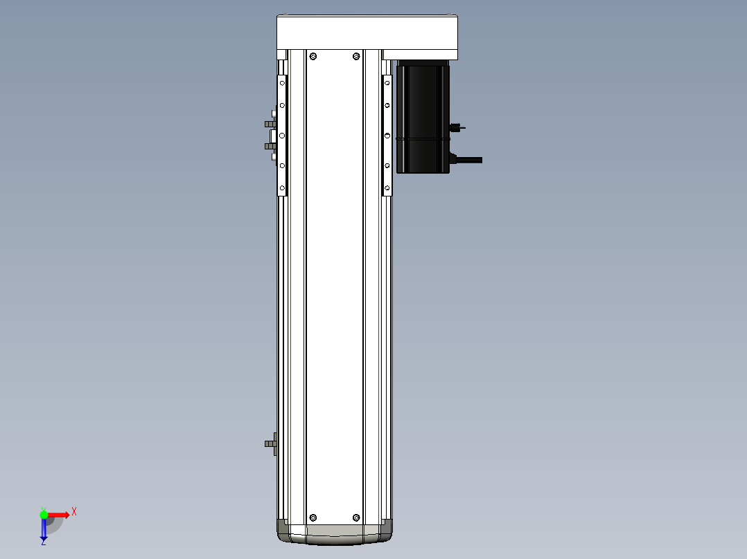 Toyo东佑达直线模组-ETH14-350-BR-200W+煞車俯视图