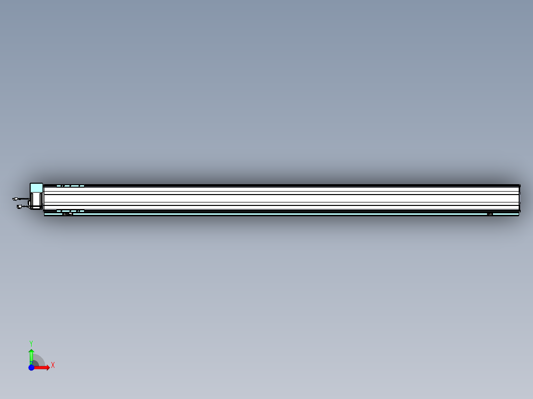 威洛博VBF同步带传动一般环境VBF14-L45-S2100-BRU-ZP40-C3前视图