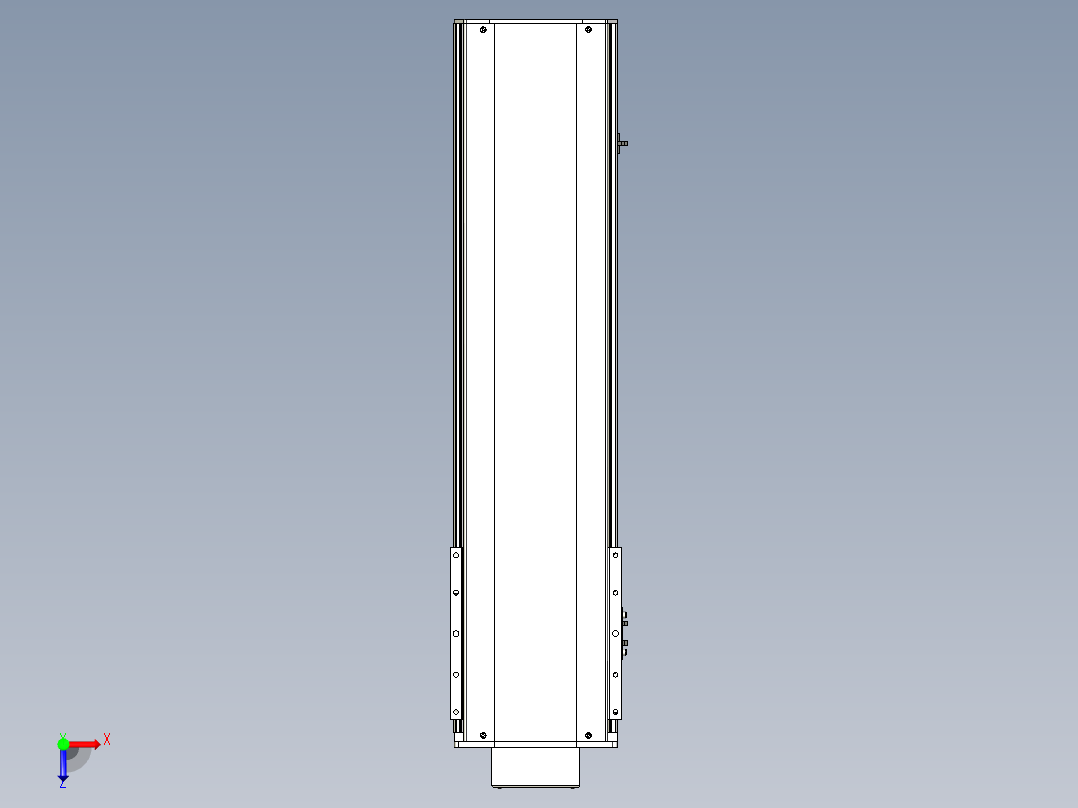 Toyo东佑达直线模组-ETH22-650-BM-400W+煞車俯视图