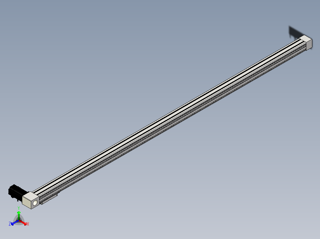 Toyo东佑达直线模组-M65M-X78-2100-L-M40-C4主视图