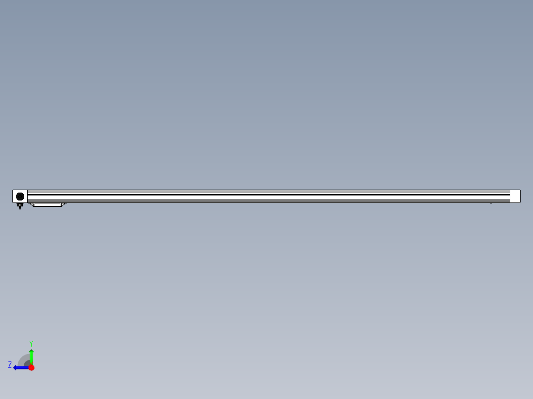 Toyo东佑达直线模组-M65M-X78-2100-L-M40-C4右视图