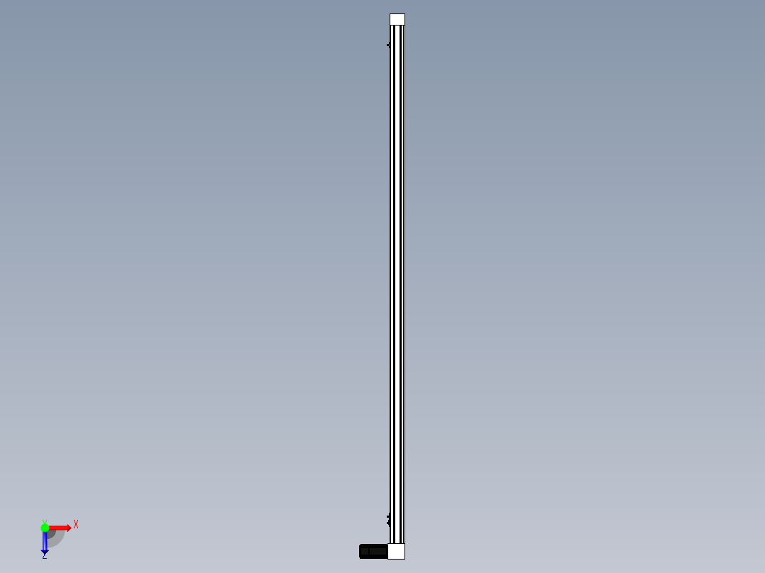 Toyo东佑达直线模组-M65M-X78-2100-L-M40-C4俯视图