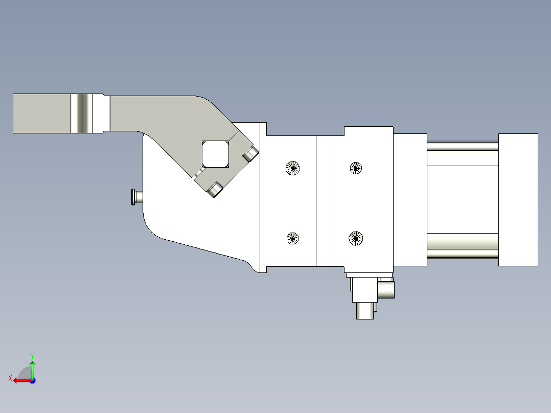 德克斯TUNKERS气缸数模V2 50.1 A10 T12 5~44后视图