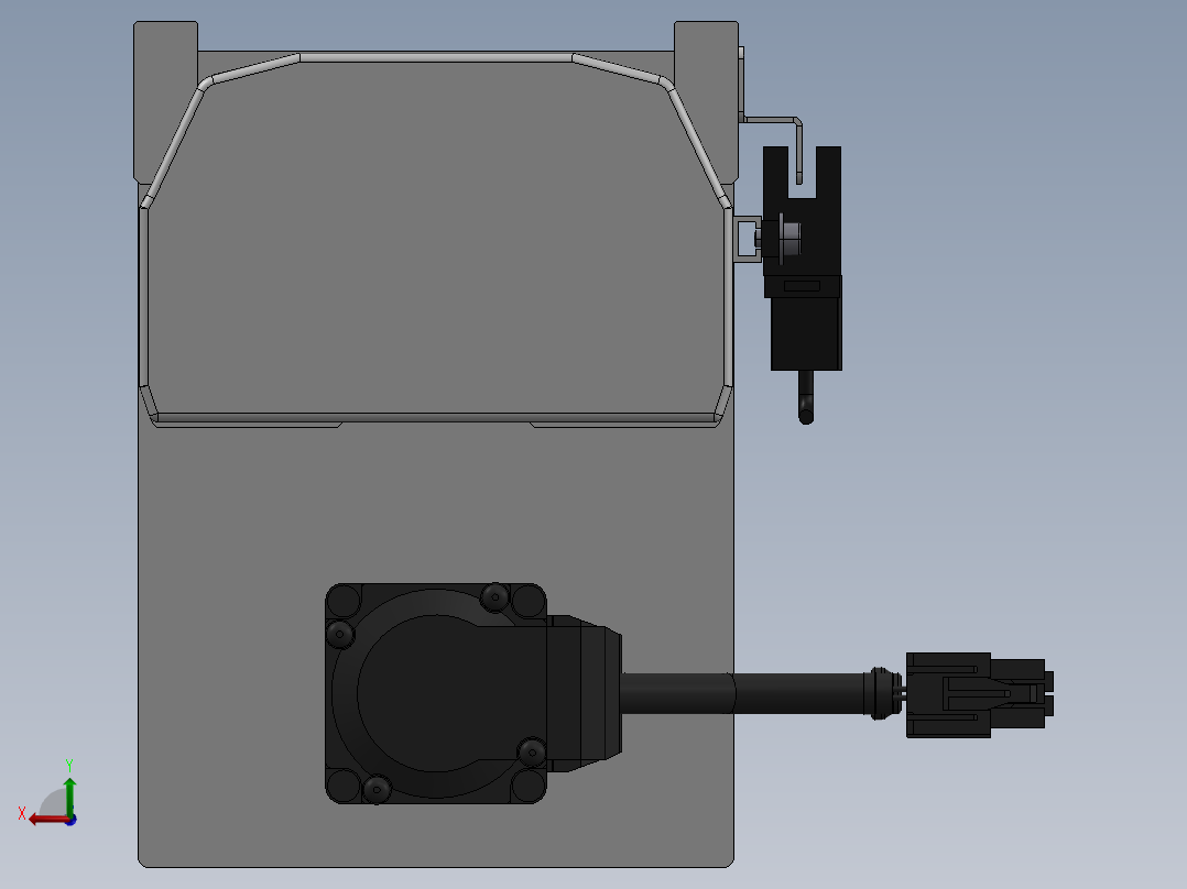 精密模组MY120-T10-500L-BM-P10B-C4-C后视图