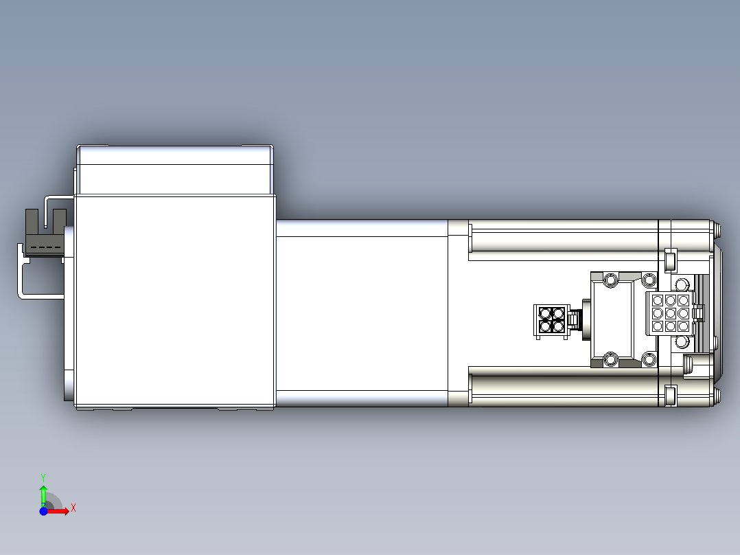 威洛博LB.GB同步带传动--欧规系列LB6A-L130-S3150-BL前视图