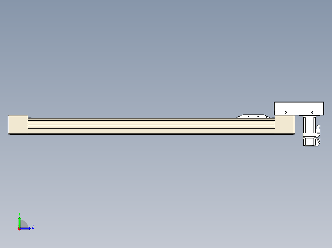 同步带全封闭直线模组TPA-HCB-65S-90-L600-M-C-P10-N3左视图