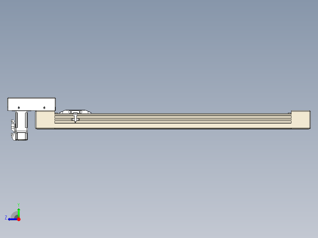 同步带全封闭直线模组TPA-HCB-65S-90-L600-M-C-P10-N3右视图