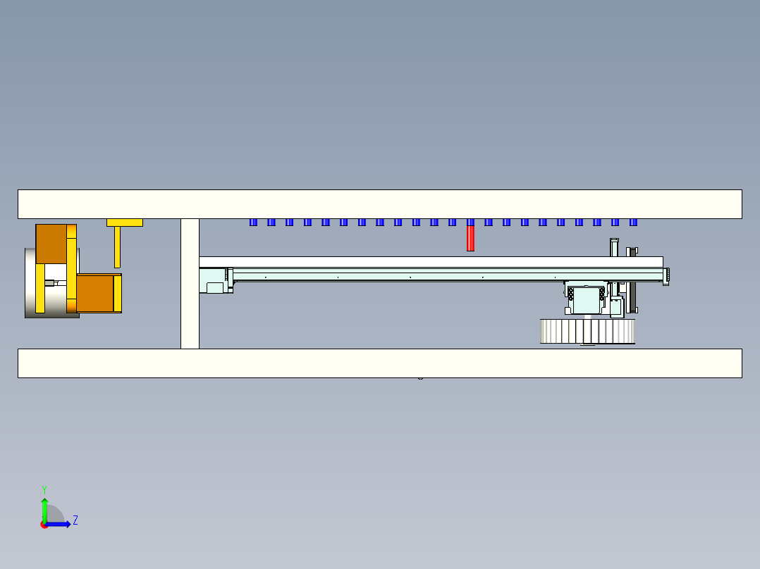 UG磁针存取机构左视图