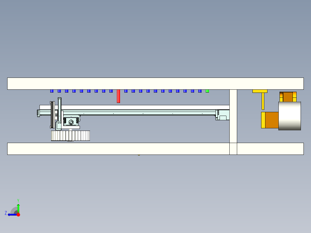 UG磁针存取机构右视图