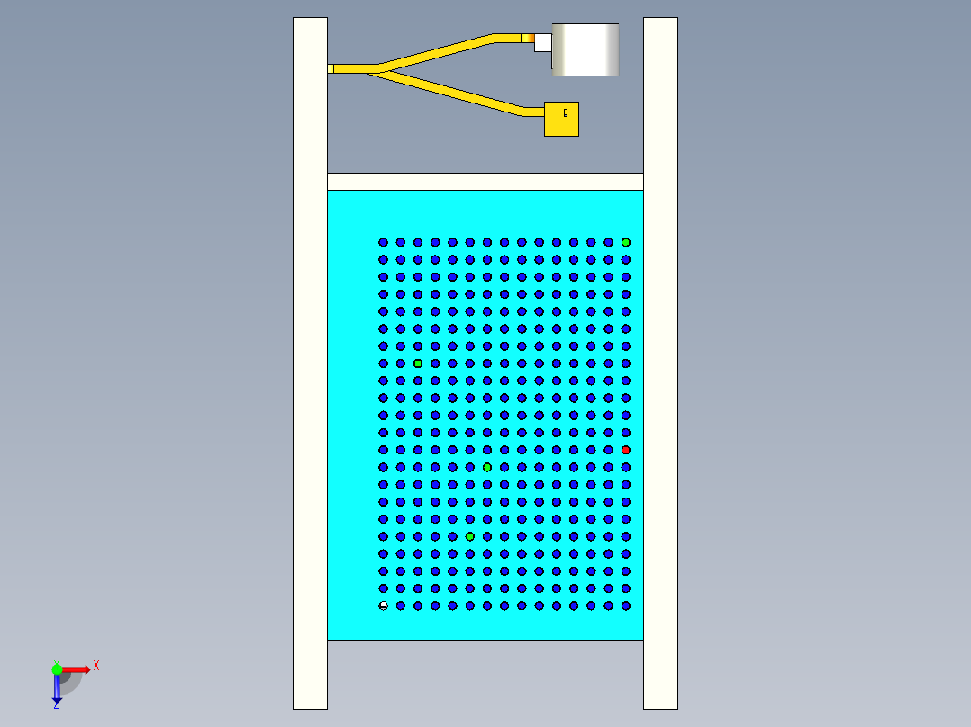 UG磁针存取机构俯视图