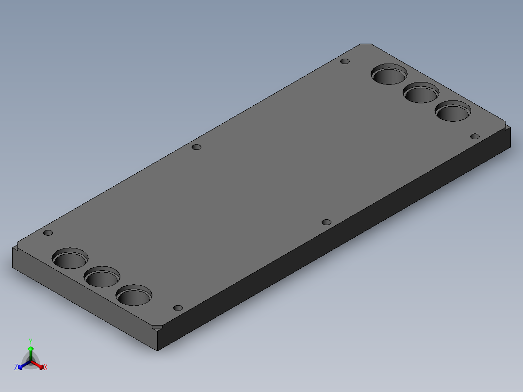 ejector plate_pcs2b正等轴测图