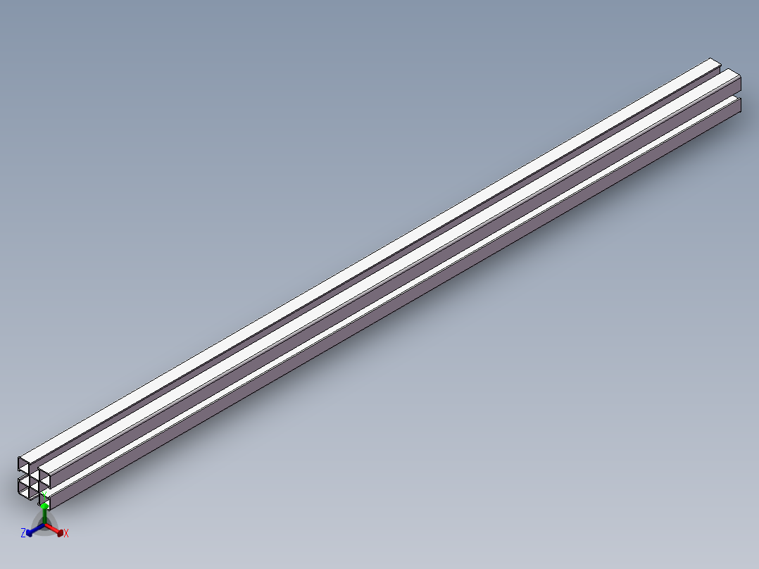 铝型材正等轴测图