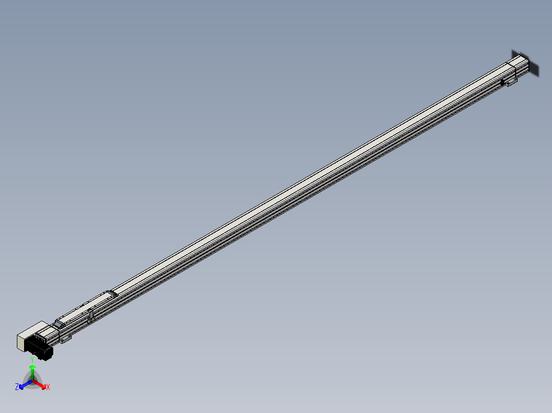 Toyo东佑达直线模组-M65-M-2500-L-M40-C4主视图