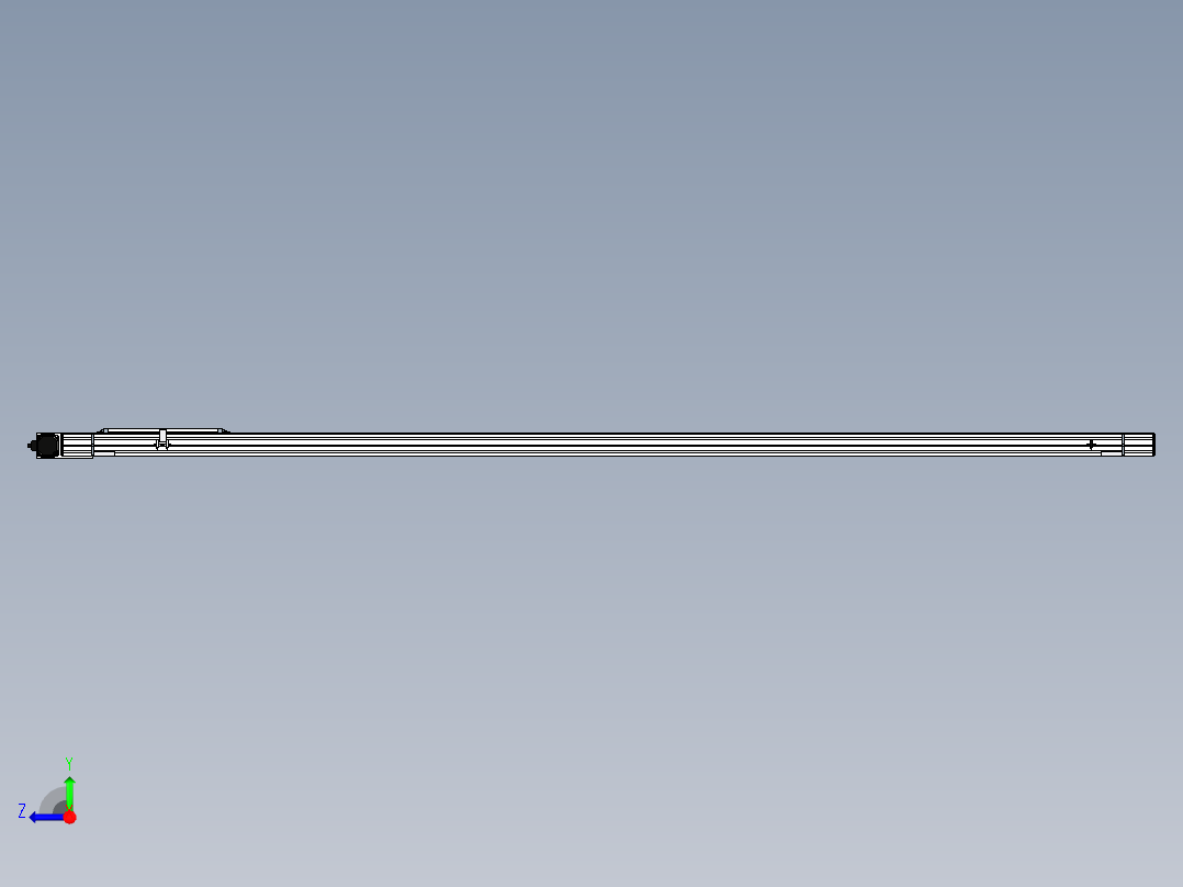 Toyo东佑达直线模组-M65-M-2500-L-M40-C4右视图
