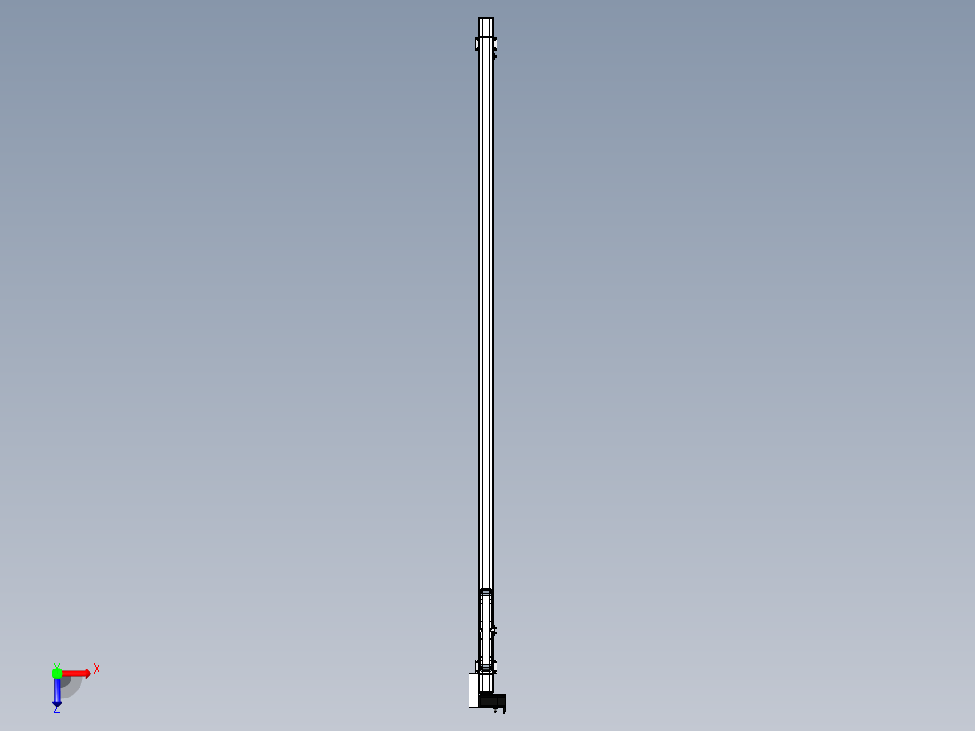 Toyo东佑达直线模组-M65-M-2500-L-M40-C4俯视图
